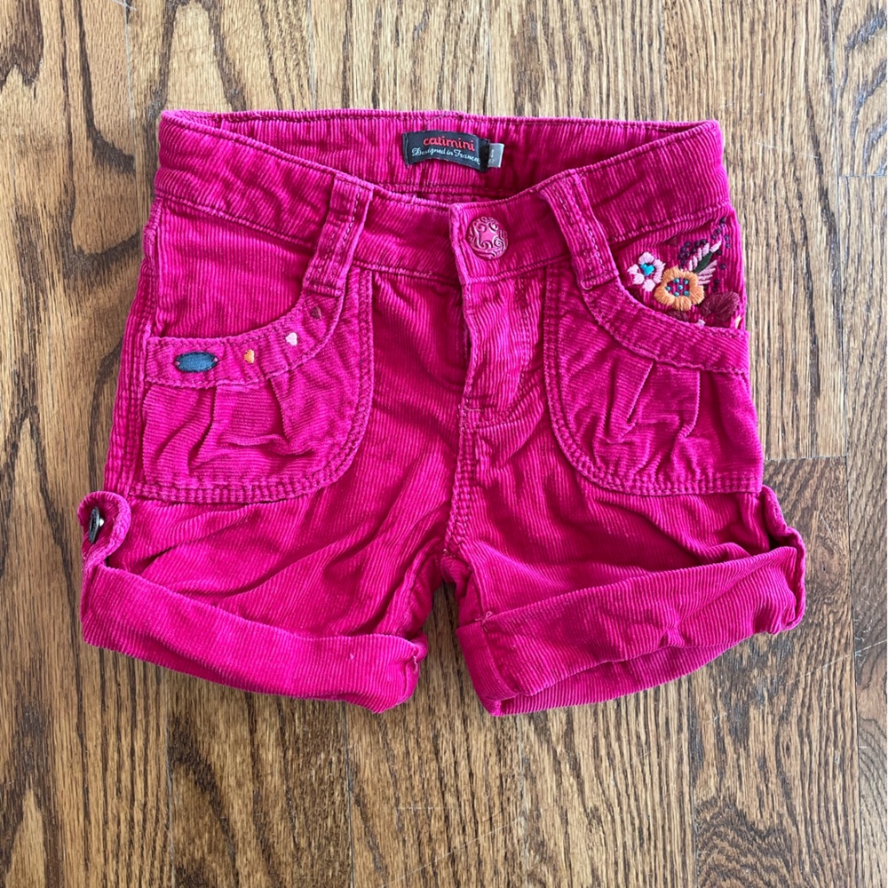 Catimini corduroy shorts size 4